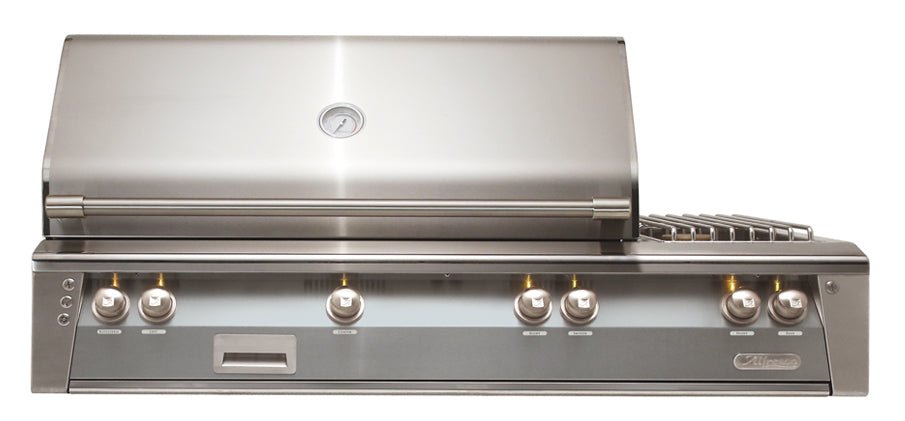 Alfresco 56" Built-in Grill with Sear Zone and Side Burner, LP