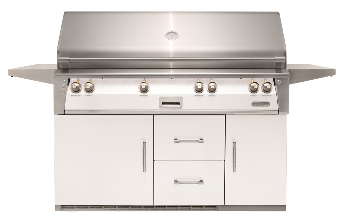 Alfresco 56" Built-in Grill with Sear Zone and Side Burner, LP