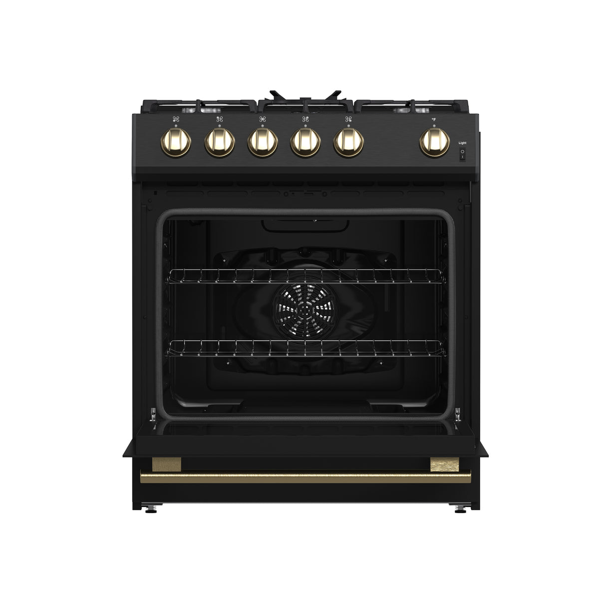 Forno Espresso 30-inch Gas Range, Black
