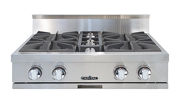 Capital  30" Gas Rangetop with 4 Open Burners