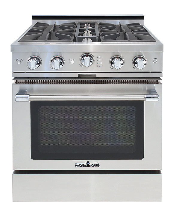 Capital Grand Chef 30" All Gas Range with 4 Open Burners