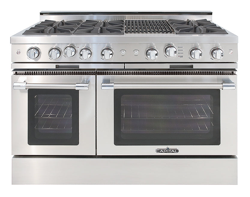 Capital Grand Chef 48" All Gas Range with 6 Open Burners and Grill
