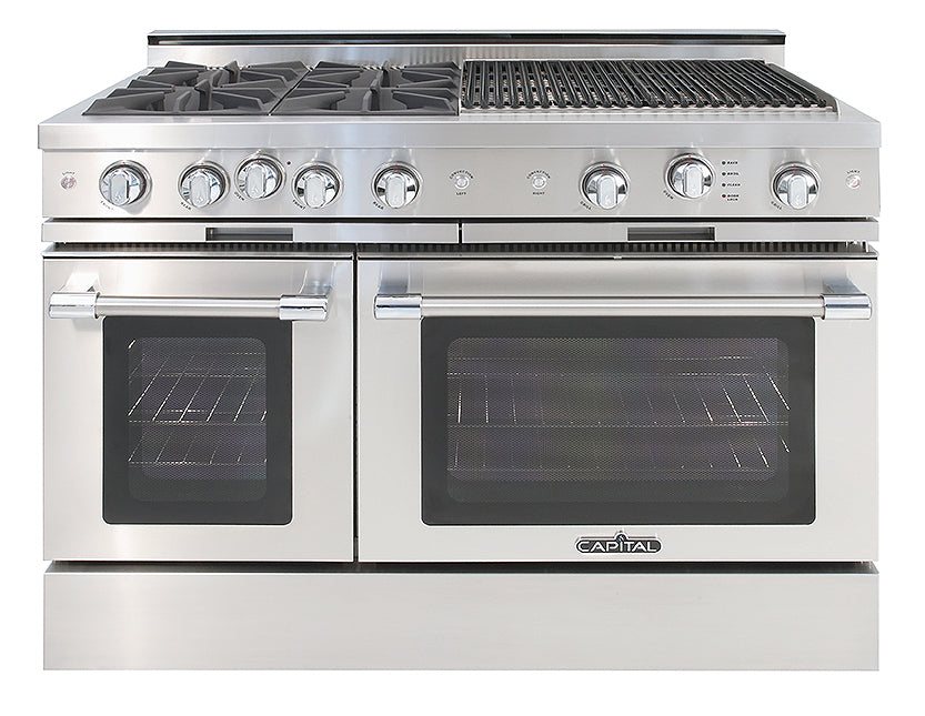 Capital Grand Chef 48" All Gas Range with 4 Open Burners and Wide Grill
