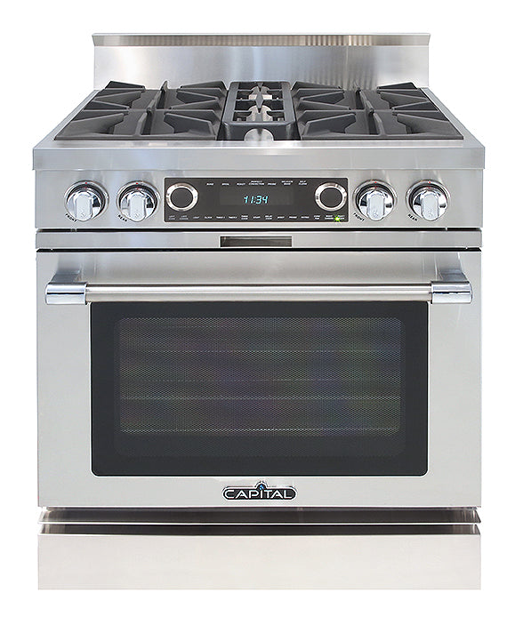 Capital Grand Chef 30" Dual Fuel Range with 4 Open Burners