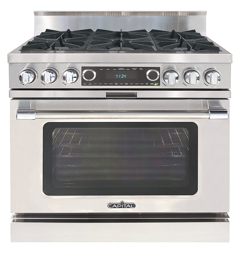 Capital Grand Chef 36" Dual Fuel Range with 6 Open Burners