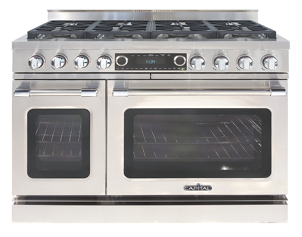 Capital Grand Chef 48" Dual Fuel Range with 8 Sealed Burners