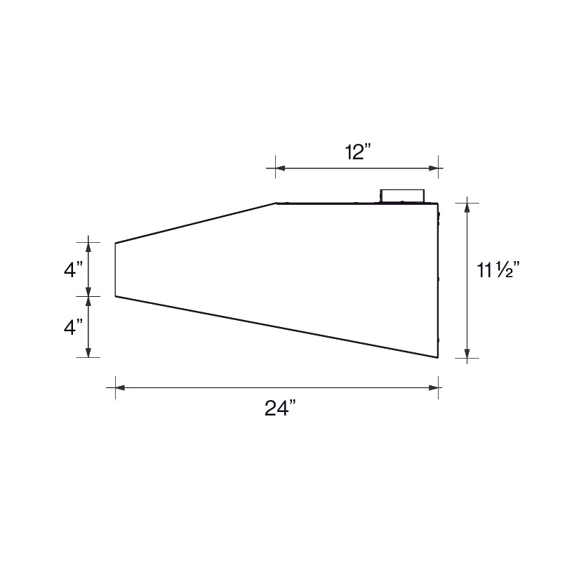 Forza 30" Professional Under Cabinet Range Hood, 11 1/2” Tall