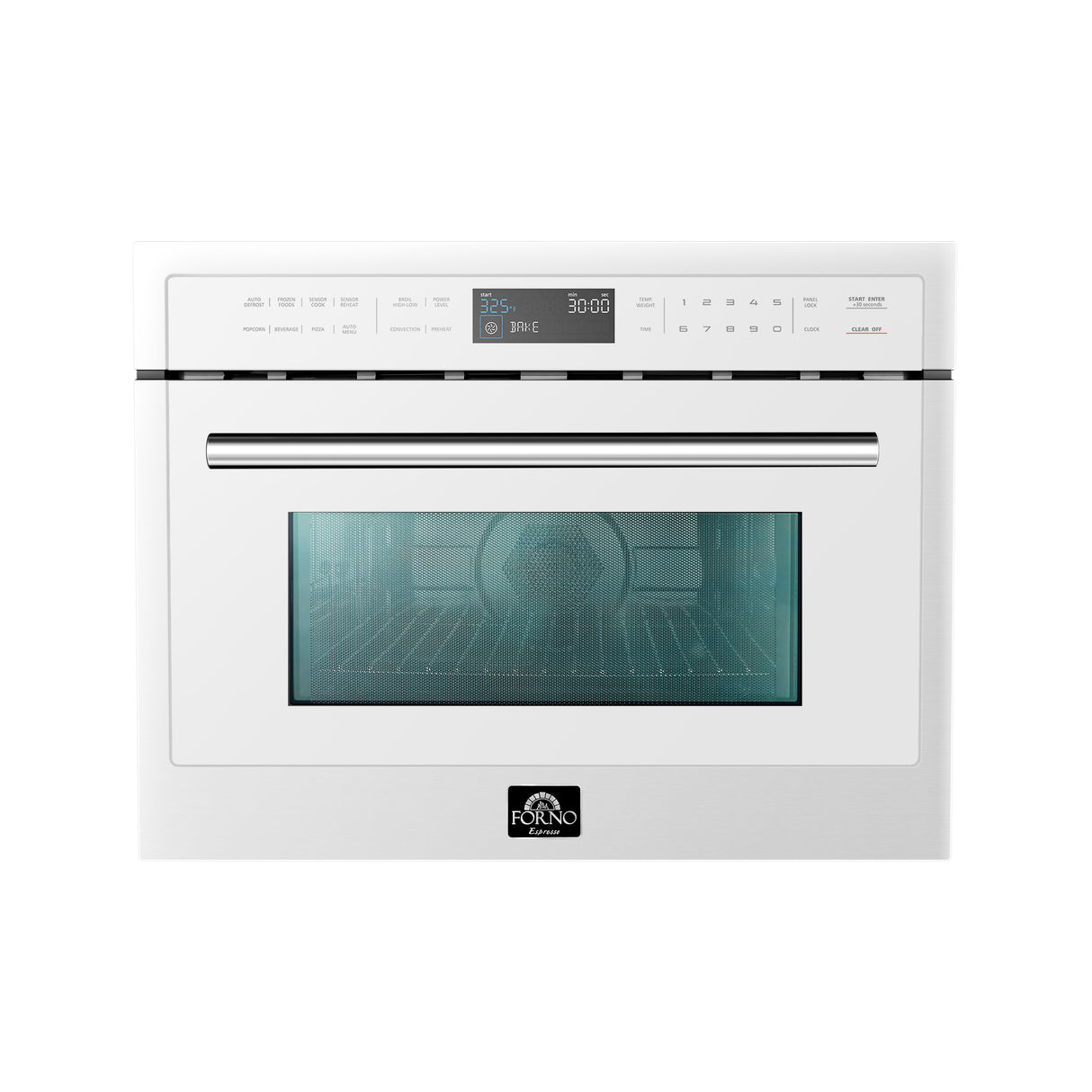 FORNO Capoliveri 24-Inch Microwave Drawer, White, 1.2 cu.ft, 1000 Watts
