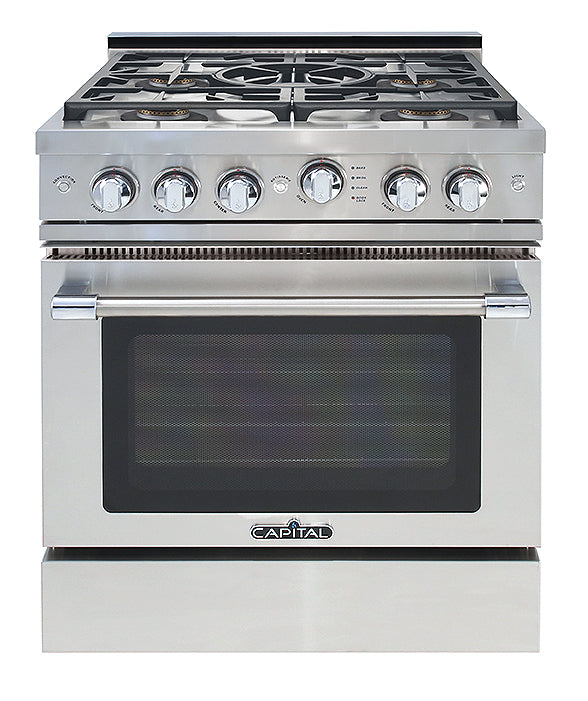 Capital Grand Chef 30" All Gas Range with 5 Sealed Burners