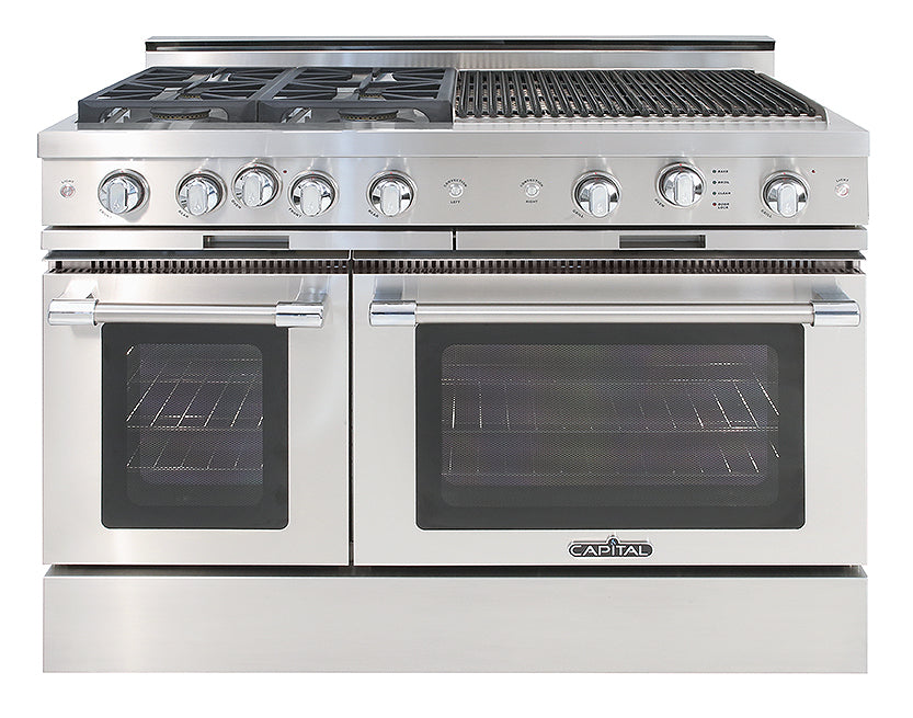 Capital Grand Chef 48" All Gas Range with 4 Sealed Burners and Wide Grill