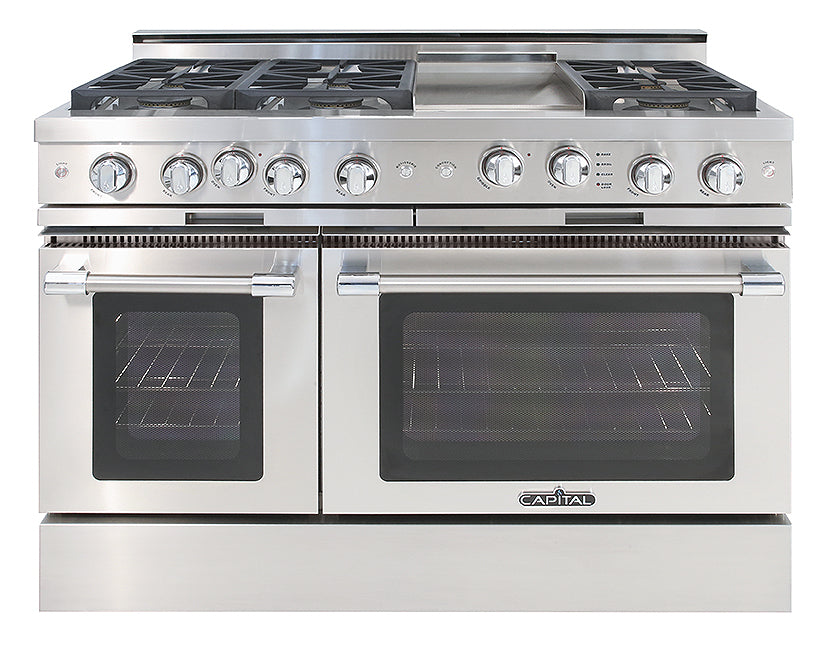 Capital Grand Chef 48" All Gas Range with 6 Sealed Burners and Griddle