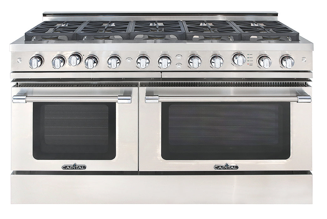 Capital Grand Chef 60" All Gas Range with 10 Sealed Burners