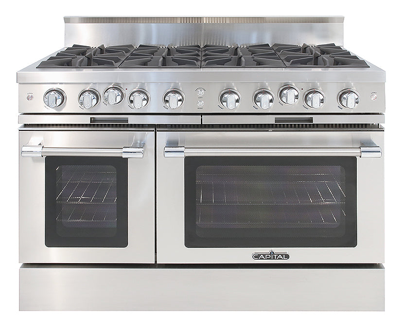 Capital Classic Chef 48" All Gas Range with 8 Open Burners
