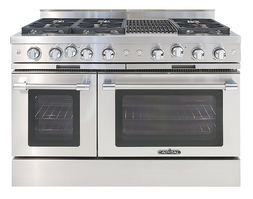 Capital Classic Chef 48" All Gas Range with 6 Sealed Burners and Grill