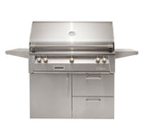 Alfresco 42" Freestanding Grill with Deluxe Cart, LP