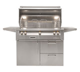 Alfresco 42" Freestanding Grill with Deluxe Cart, LP