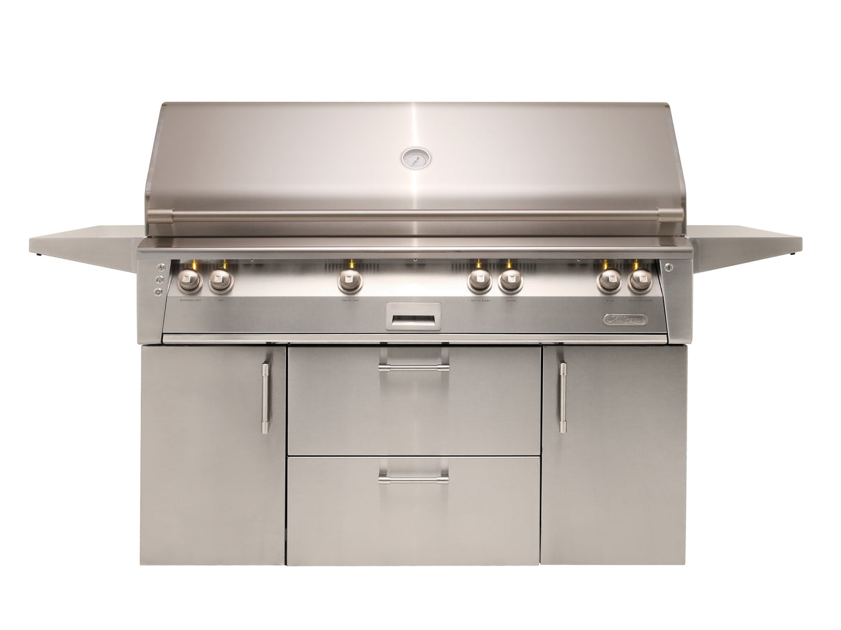 Alfresco 56" Freestanding Grill with Sear Zone, LP