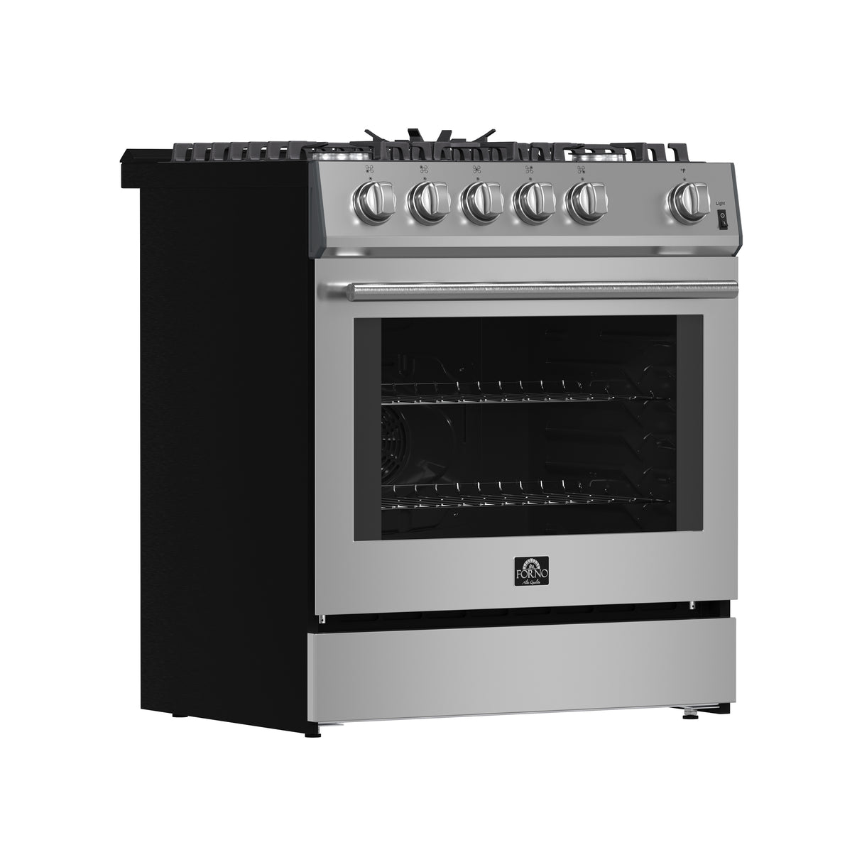 Forno Espresso 30-inch Gas Range, Stainless Steel