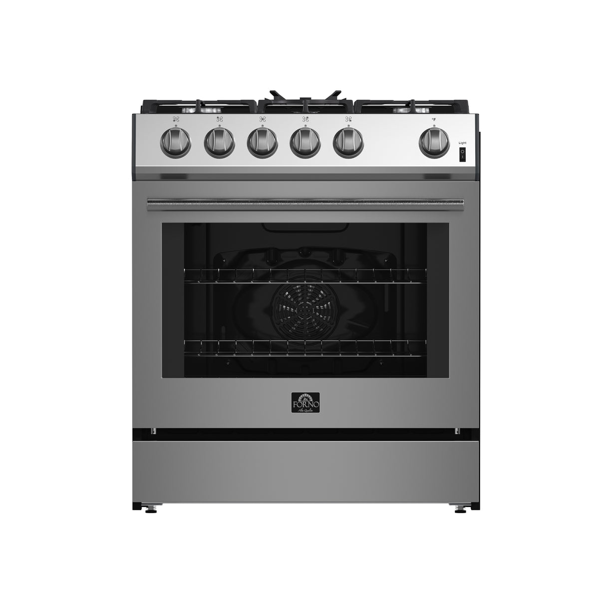 Forno Espresso 30-inch Gas Range, Stainless Steel
