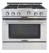 Capital Grand Chef 36" All Gas Range with 4 Open Burners and Grill