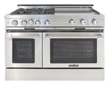 Capital Grand Chef 48" All Gas Range with 4 Open Burners and Wide Griddle
