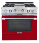 Capital Classic Chef 36" All Gas Range with 4 Open Burners and Grill