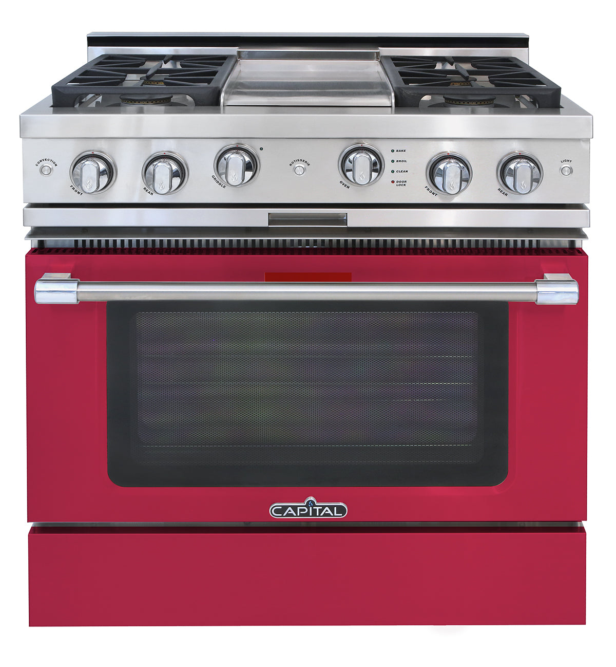 Capital Classic Chef 36" All Gas Range with 4 Open Burners and Grill