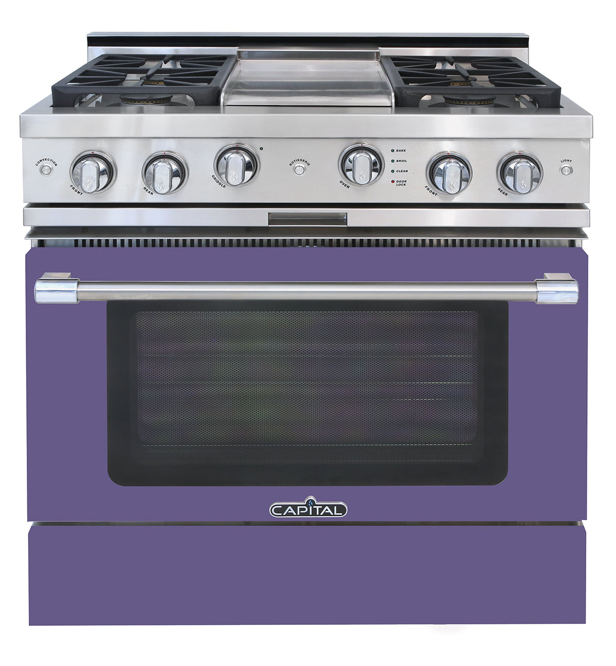 Capital Classic Chef 36" All Gas Range with 4 Open Burners and Grill