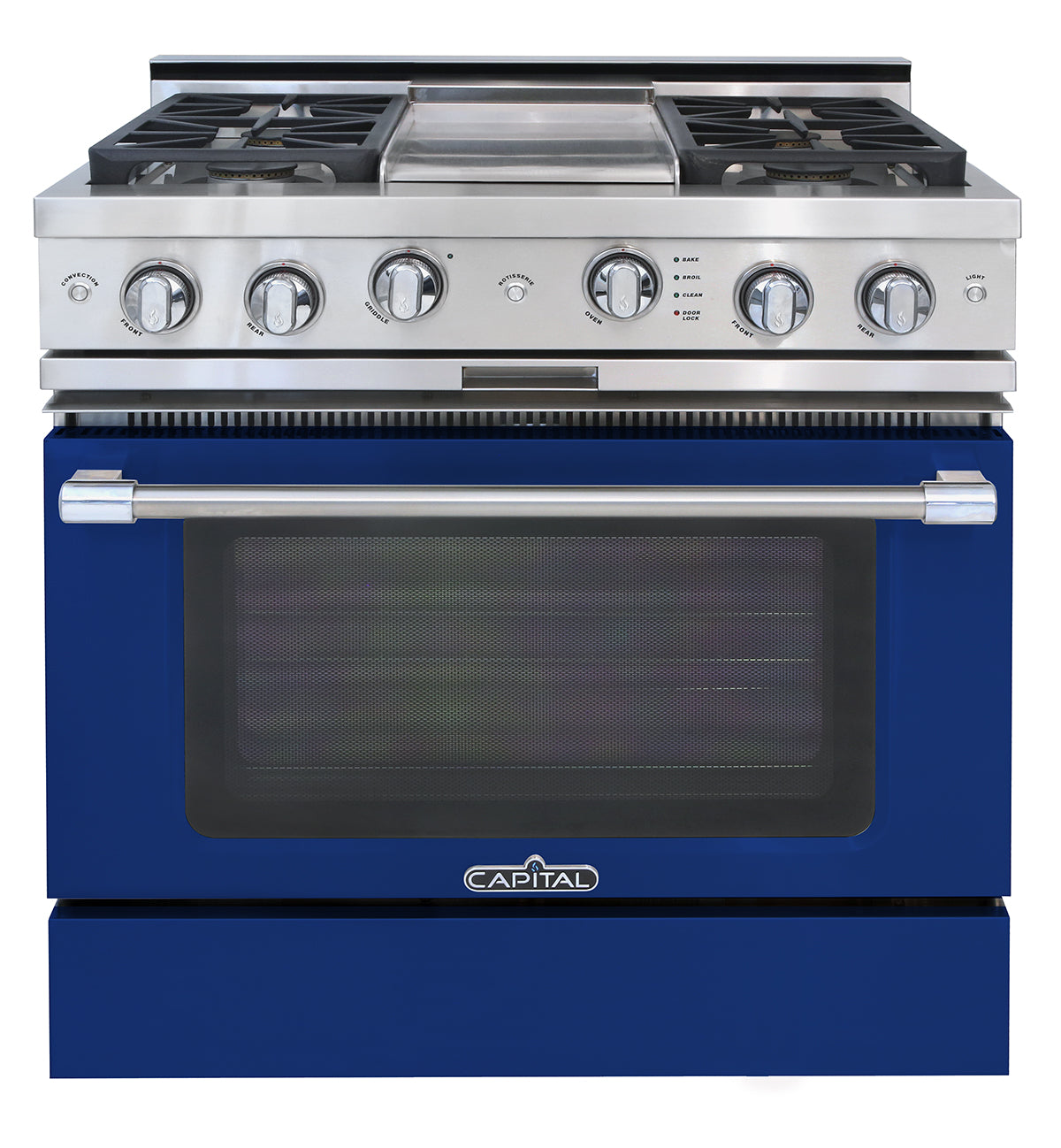 Capital Classic Chef 36" All Gas Range with 6 Open Burners