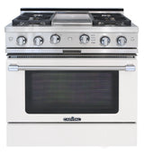 Capital Classic Chef 36" All Gas Range with 4 Open Burners and Grill