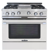 Capital Classic Chef 36" All Gas Range with 4 Open Burners and Grill