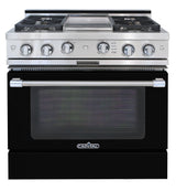 Capital Classic Chef 36" All Gas Range with 4 Open Burners and Grill