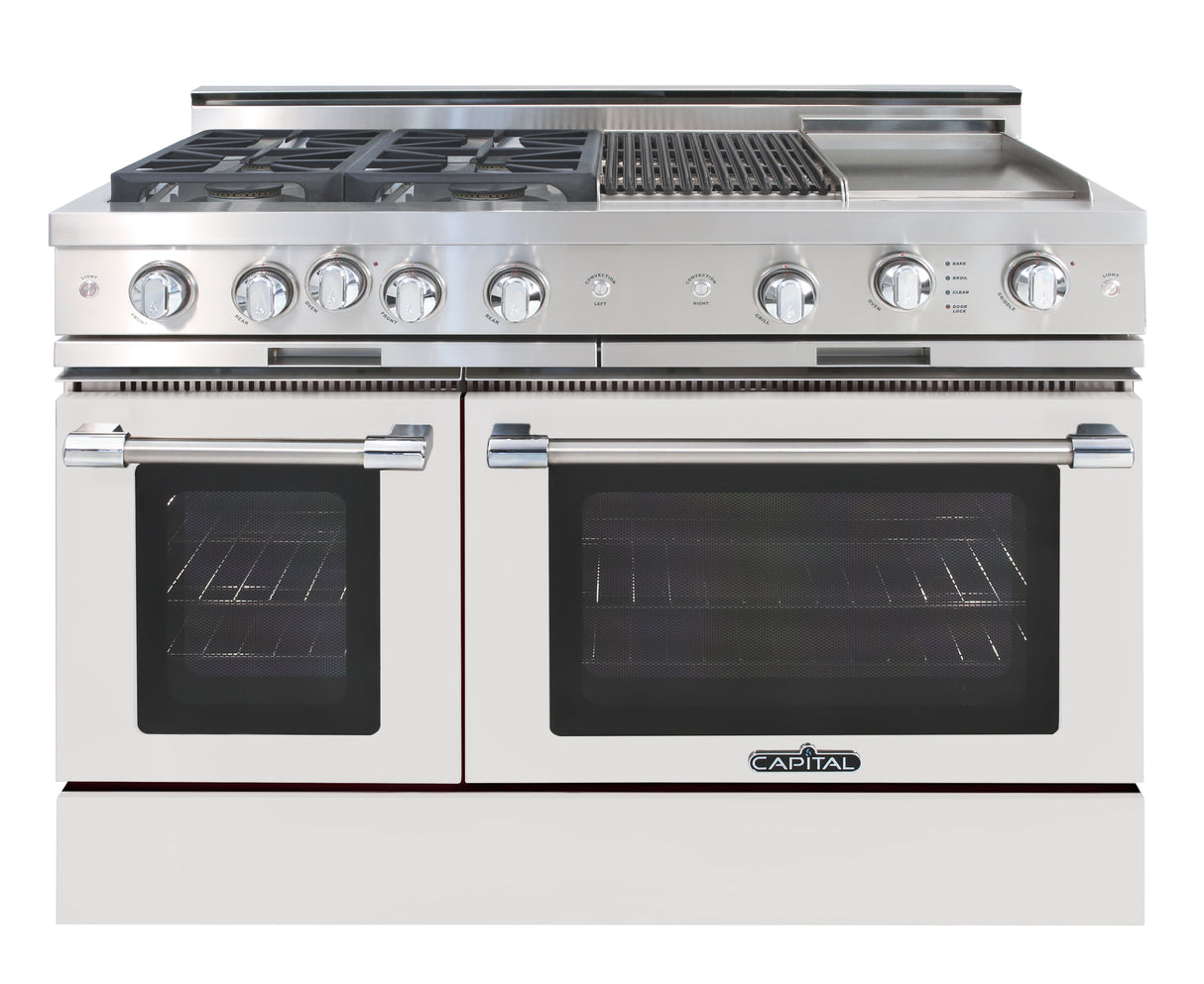 Capital Classic Chef 48" All Gas Range with 8 Sealed Burners