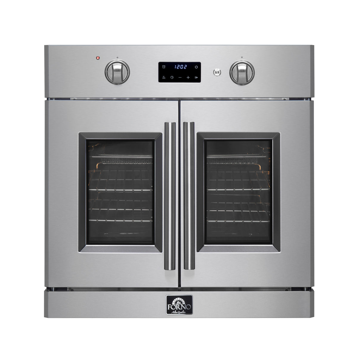 Forno Asti 30-Inch Electric French Door Single Wall Oven in Stainless Steel