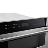 FORNO Capoliveri 30 Inch Stainless-Steel 1000 Watts Microwave Drawer 1.2 cu.ft.