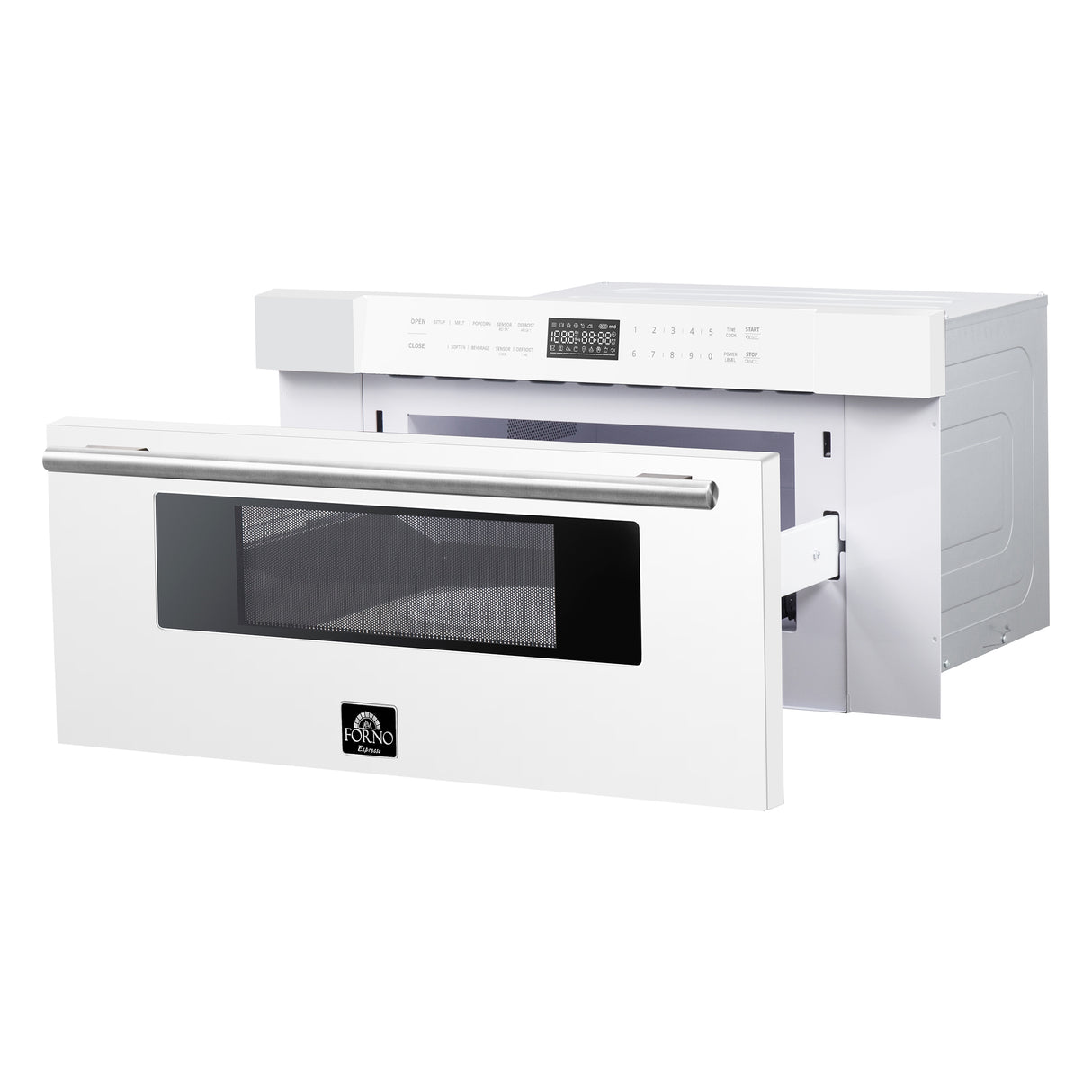 FORNO Capoliveri 30 Inch White 1000 Watts Microwave Drawer 1.2 cu.ft.