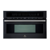 FORNO Oliena 30″ 1750 Watt Compact Oven & 1000 Watt Microwave, 1.6 cu. ft - Black