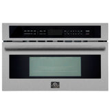 FORNO Oliena 30″ 1750 Watt Compact Oven & 1000 Watt Microwave, 1.6 cu. ft