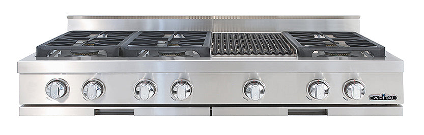 Capital  48" Gas Rangetop with 6  Sealed Burners and Grill