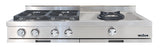 Capital  48" Gas Rangetop with 4 Sealed Burners and Open Wok Burner