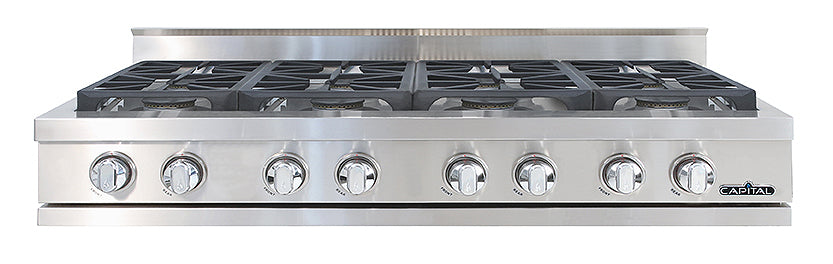 Capital  48" Gas Rangetop with 8 Sealed Burners