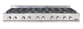 Capital Stainless steel gas range top with ten burners