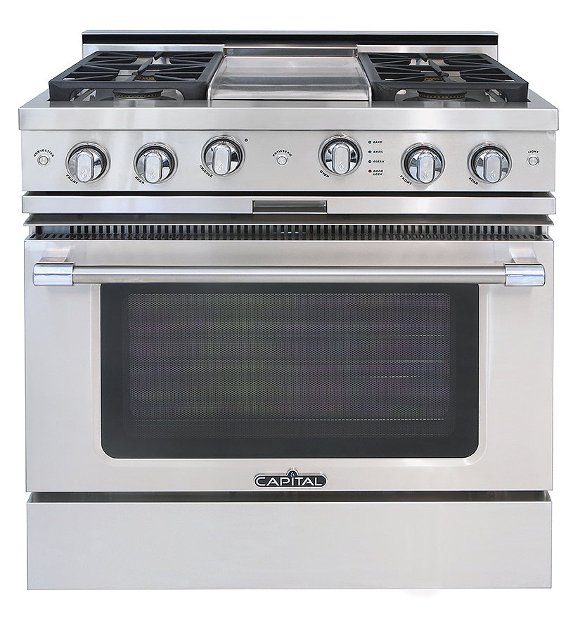 Capital Grand Chef 36" All Gas Range with 4 Sealed Burners and Griddle