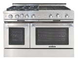 Capital Grand Chef 48" All Gas Range with 4 Sealed Burners and Wide Grill