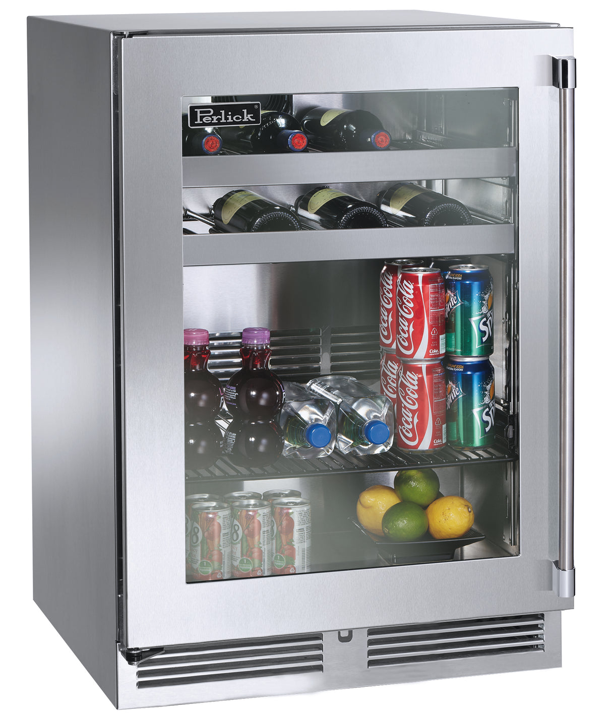 Perlick 24” Stainless Steel Glass Indoor Beverage Center