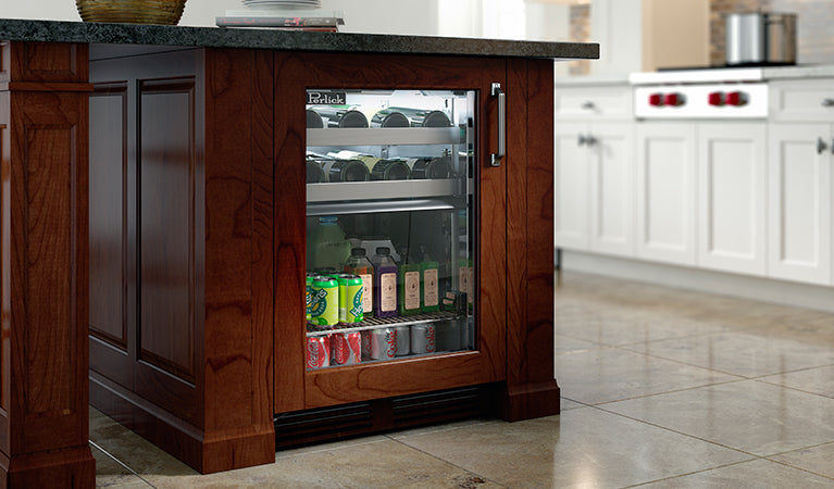 Perlick 24” Stainless Steel Glass Indoor Refrigerator/Wine Reserve
