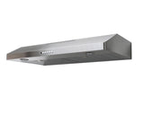 Faber Levante 2 Pro Silo hood in stainless steel with buttons and lights