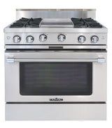 Capital Classic Chef 36" All Gas Range with 4 Open Burners and Griddle