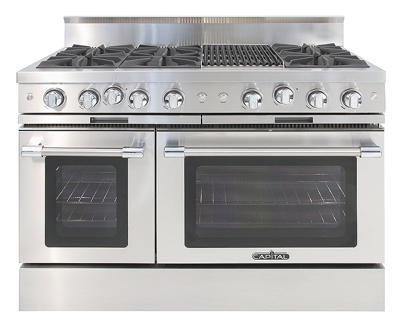 Capital Classic Chef 48" All Gas Range with 6 Open Burners and Grill
