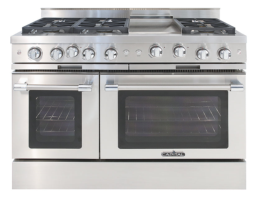 Capital Classic Chef 48" All Gas Range with 6 Sealed Burners and Griddle